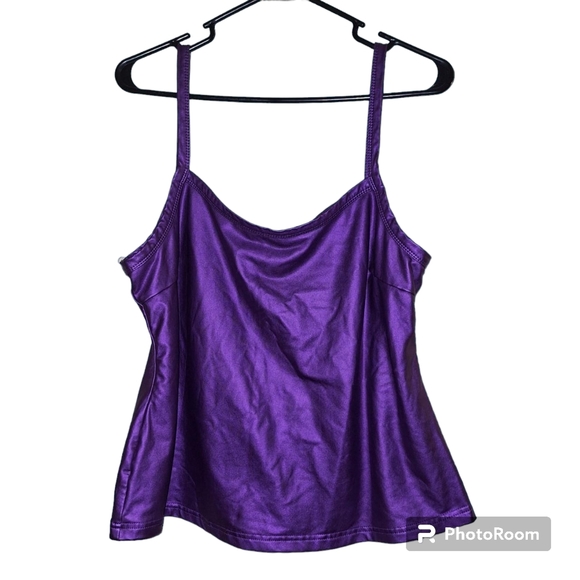 SHEIN Tops - Purple Metallic Tank